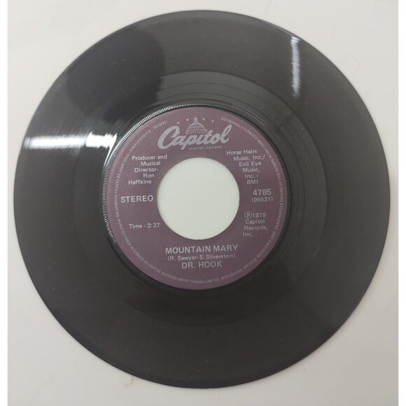 Dr Hook Better Love Next Time / Mountain Mary 7" 45 Vinyl Capitol - Picture 3 of 4